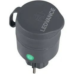 LEDVANCE SMART+ LED COMPACT OUTDOOR PLUG Funksteckdose WiFi 9,8 cm Anthrazit, 570979