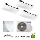 Samsung Multisplit Set AJ Mini Deckenkassette kW mit Free Joint Außeneinheit kW