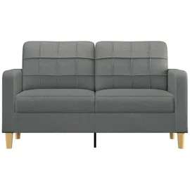 vidaXL 2-Sitzer-Sofa Dunkelgrau 140 cm Stoff
