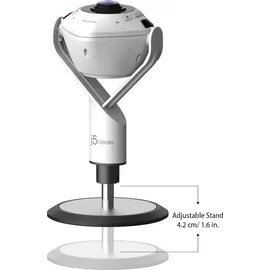 j5create JVU368-N 360°-AI-gesteuerte-Webcam mit Freisprecheinrichtung (2.10 Mpx), Webcam with Speakerphone