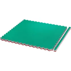Judomatte Tatami Judo Unisex Grün-Rot GRÜN No Size