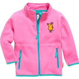 Playshoes Fleece-Jacke Unisex Kinder Outdoor-Oberteil, pink Die Maus, 116