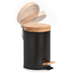 Kosmetikeimer BAMBUS schwarz