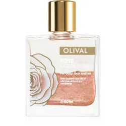 Olival Rose Gold Glitzer-Öl für Gesicht, Körper und Haare 50 ml