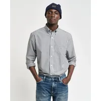GANT Langarmhemd »REG POPLIN STRIPE SHIRT« Gant BLACK