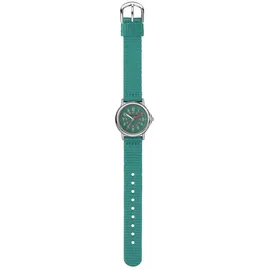 JACQUES FAREL KCF 067 0 mm Textilgehäuse grün Textilarmband grün onesize