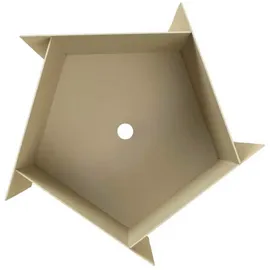 Ferm Living Fragma Pflanztopf Ø 27,5 x H 39 cm Beige