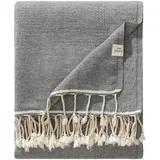 benuta pure Decke, Grau, 140x200 cm, - Moderner Kurzflor-Teppich für Wohnzimmer