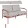 Mendler HWC-O11 125 x 81 x 81 cm Rot