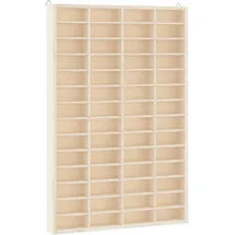 vidaXL Wandregal, Braun, Holz Mit 56 Fächern 40x4,5x60 cm, Wohnzimmer, Regale, Wandregale