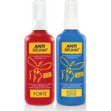 Bundle Anti Brumm Forte + Kids Sensitive Pumpspray, je 150 ml: Zuverlässiger Mücken- und Zeckenschutz, Mückenspray für Erwachsene und Kinder ab 1 Jahr