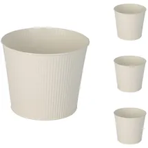Mojawo Pflanztopf Ø 20 x 18 cm Weiß