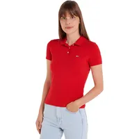 Tommy Jeans Tommy Hilfiger Poloshirt in Rot - L