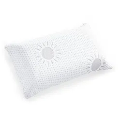 Nackenkissen Travel 42 x 23 cm Polyester Weiß