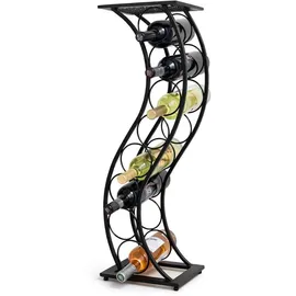 DanDiBo Ambiente Weinregal 80 cm Schwarz