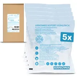 ARNOMED Sofortkältekompresse, Größe L 931-L-5 , 1 Packung = 5 Stück