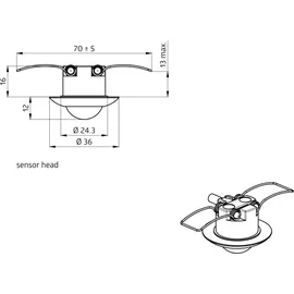 Beg Brück Electronic Präsenzmelder Slave PD9-S-SDB-DE