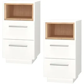 Vicco Nachtschrank Beatrice 36 x 36 x 68 cm Weiß