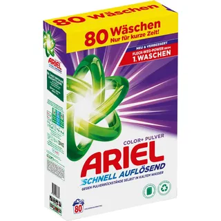 Ariel Color+ Pulver 80 WL