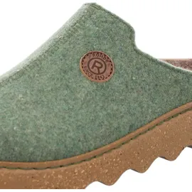 ROHDE Damen Pantoffeln Hausschuhe Softfilz Foggia 6120, Größe:38 EU, Farbe:Grün - Gr.: 38