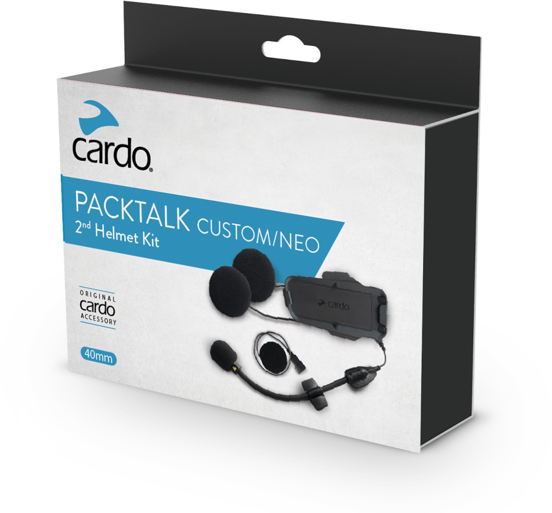 Cardo Packtalk Custom/Neo Zweithelm Erweiterungsset, schwarz