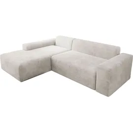 Juskys Sofa in L-Form Vals links Beige