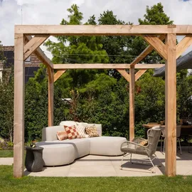 Woood Chios Gartensofa Chaiselongue beige