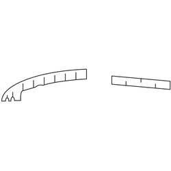 Luceplan - Titania Metall Strip Alu - cm