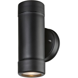 UP Down Außen Wand Lampe Fassaden Garten Terasse Beleuchtung im Set inklusive LED Leuchtmittel