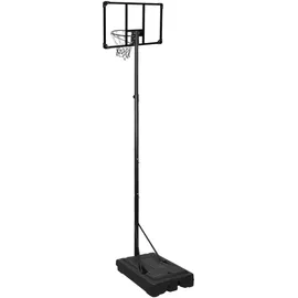 vidaXL Basketballständer Transparent 280-350 cm