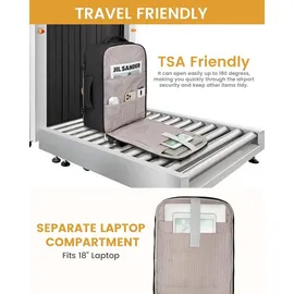 luxuskollektion Handgepäck Rucksack Damen 50L Laptop wasserdicht Reise