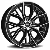 Momo Tires Momo Massimo matt black diamond cut 8X18 ET30 5X100 Alufelgen, PKW