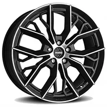 Momo Tires Momo Massimo matt black diamond cut 8X18 ET30 5X100 Alufelgen, PKW