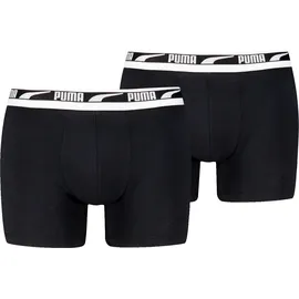 Puma Everyday Multi Logo Boxershorts Schwarz/Weiß M 2er Pack