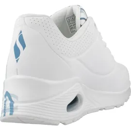 SKECHERS UNO Spread The Love Damen Weite M Weiß/Blau/Türkis 37