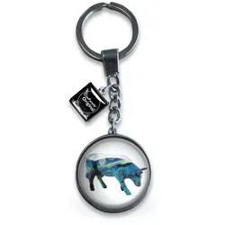 Cowparade Glass Keyring 'Vincent's Cow'