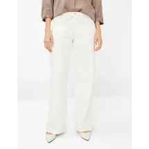 Brax Damen, Five-Pocket-Hose Style MORGAN OFFWHITE, denim cremeweiß, Gr. 40