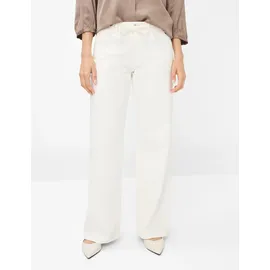 Brax Damen, Five-Pocket-Hose Style MORGAN OFFWHITE, denim cremeweiß, Gr. 40