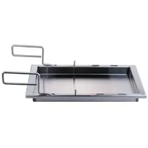 chefgastro Plancha 31,5 x 48,0 cm Edelstahl lila