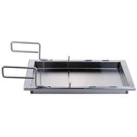 chefgastro Plancha 31,5 x 48,0 cm Edelstahl lila