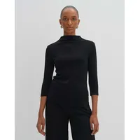 Someday Longsleeve mit Stehkragen Modell 'Keeli', Black, 40