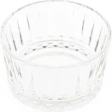 Almina Elisa 6 Teiliges Glasschalen-Set mit Riffle Design 280 ml Transparent