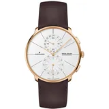 JUNGHANS 59/7201.00 Meister Fein Chronoscope Mega Solar Funkuhr Braun