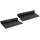 vidaXL Dimpled Drainage Sheet 2 Stk. Schwarz 1 x 20 m HDPE