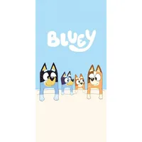 Jerry Fabrics Bluey Handtuch 70 x 140 cm blau