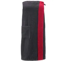 CelinaTex Funlike Kilt kurz L/XL anthrazit Bordeaux Baumwolle Saunakilt Frottee Sarong Saunatuch Saunasarong - L/XL Herren