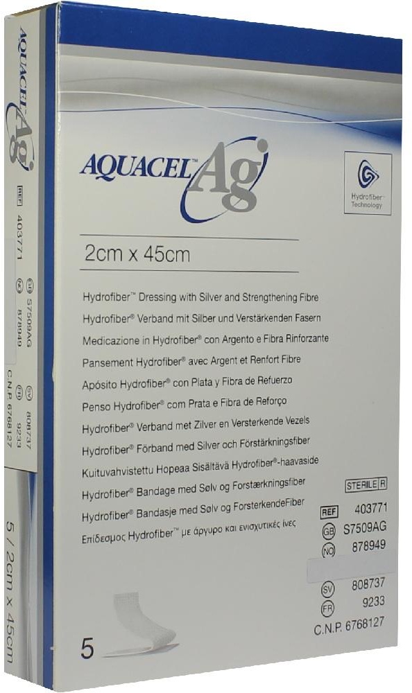 AQUACEL Ag 2x45 cm Tamponaden