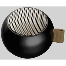 Kreafunk aGO Mini, Bluetooth Lautsprecher, Speaker, TWS Kopplung für Stereo Sound, Voice Assistent, wasserdicht, Black