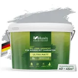 Veluxis Wandfarbe Veluxis® Wandfarbe, Deckkraft-Klasse 1, Streifenfrei, tropfarm & VOC-frei grau