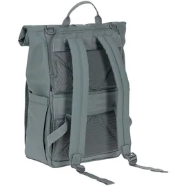 Lässig Rolltop Wickelrucksack Grau